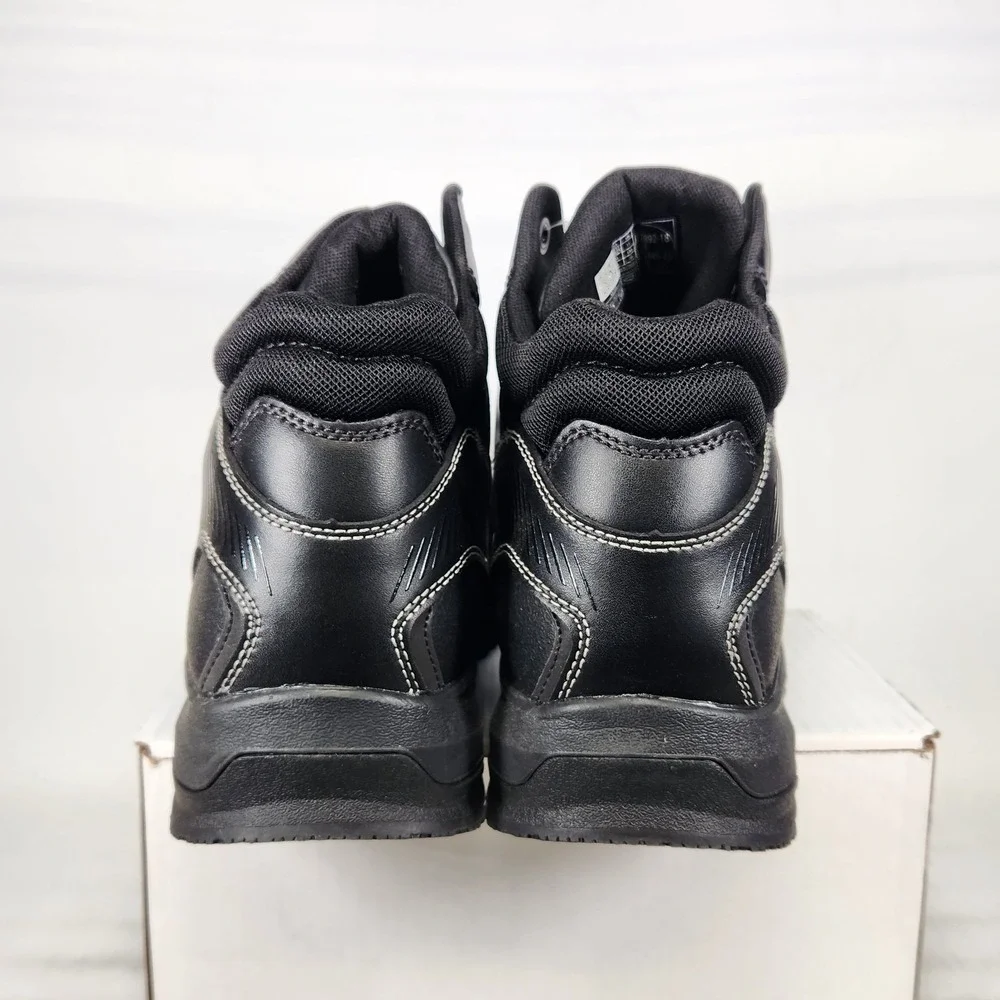 ACE Piston Mid WP Work Boots Mens Size 12 Black Waterproof Slip Resistant EH